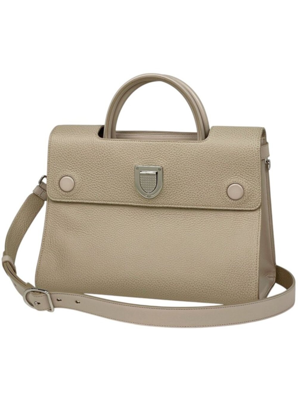 Dior Handbag Ever 2-Way Leather Beige